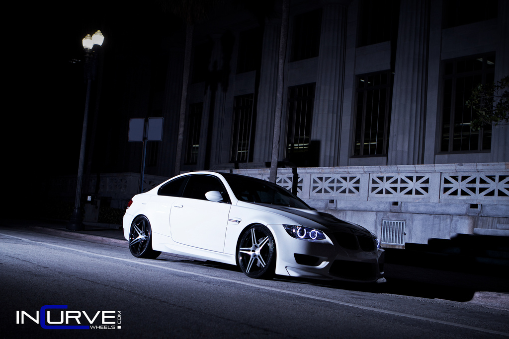 Incurve Wheels IC-S5 Machined Black on BMW M3 E92